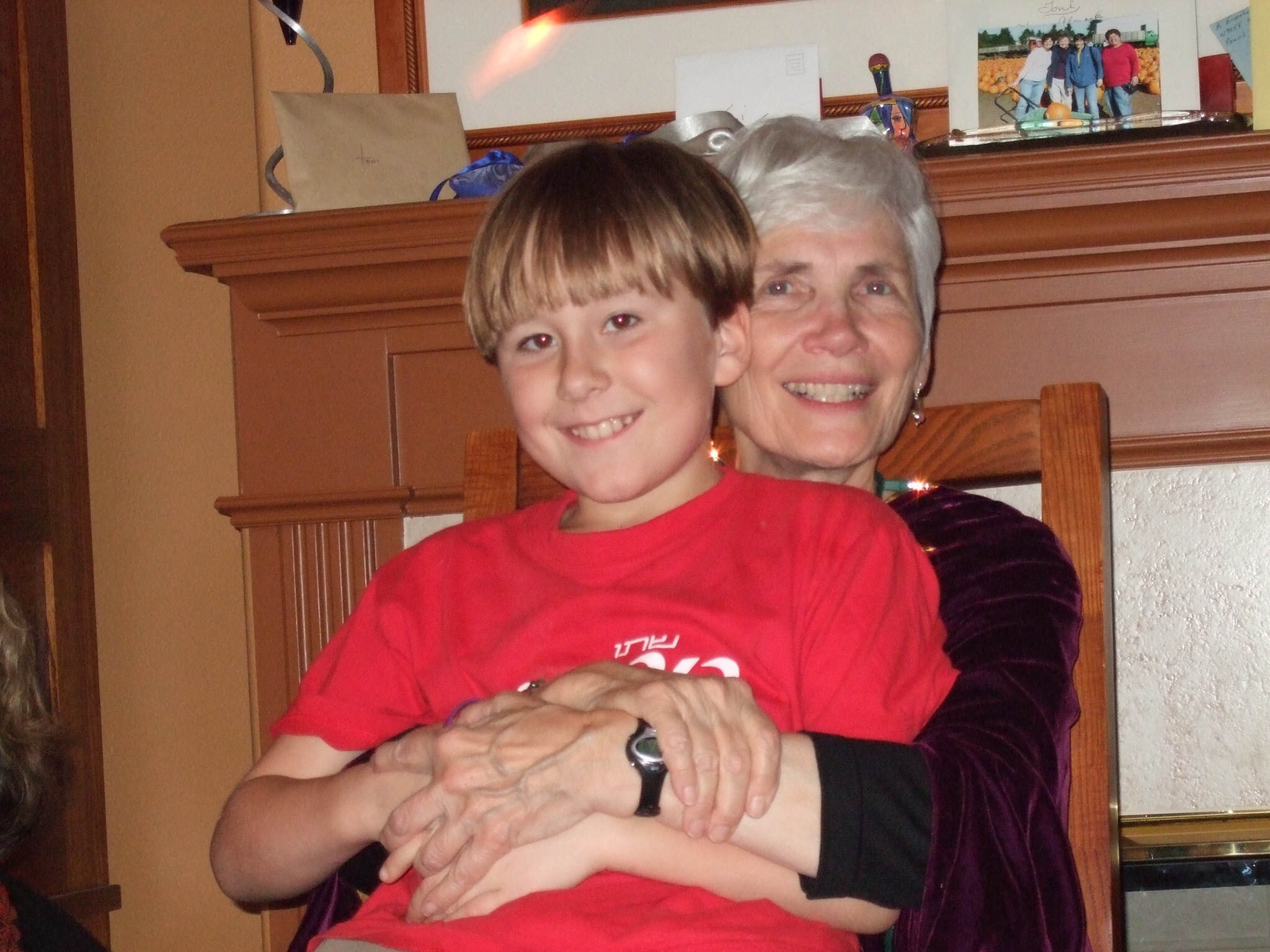 Oralee and Hunter, Oralee’s 70th birthday